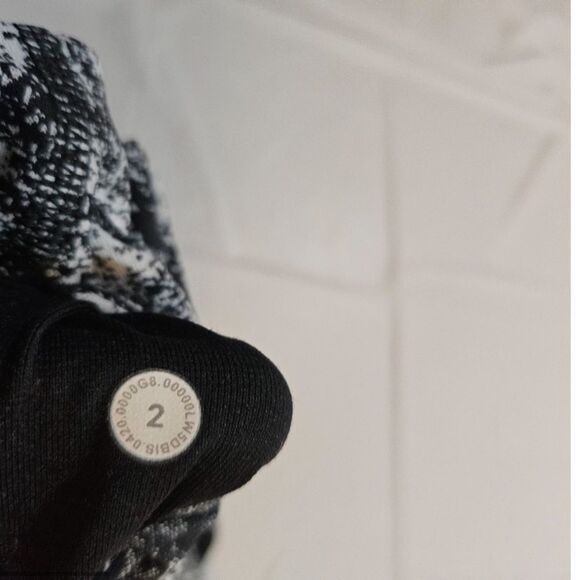 Lululemon Wunder Under High-Rise Tight 25" (Aerify Jacquard Black Alpine White) - Picture 9 of 13